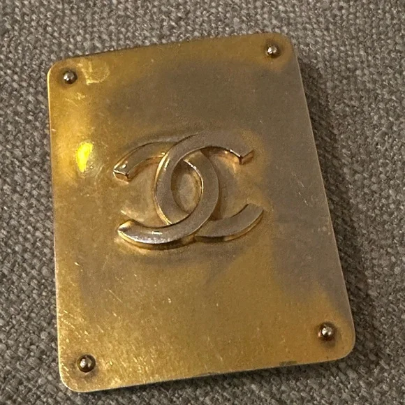 CHANEL | Accessories | Authentic Vintage 8s Coco Chanel Gold 
